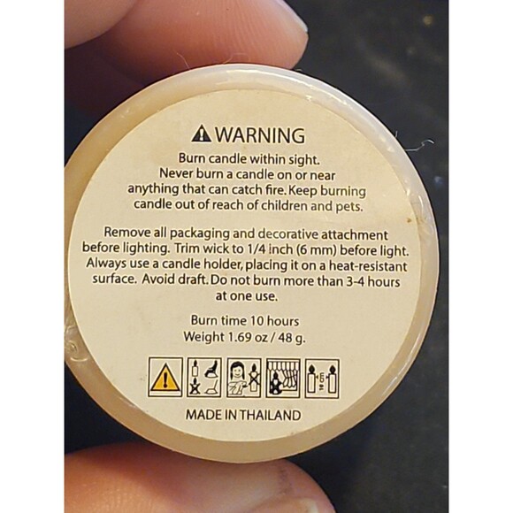 Lot of 2 Sugar Cookie Votive Candles 1.69 oz Each – Sweet Holiday Scented - Picture 2 of 3